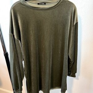 𝅺fashion Nova Women’s Green Velvet Dress Size Small